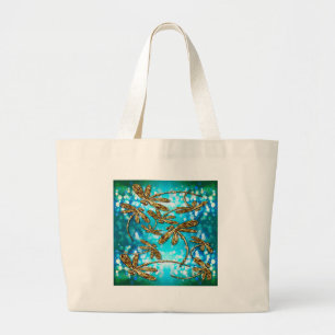 Grand Tote Bag Bulles Flit Dragonfly