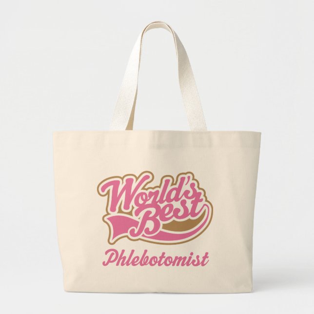 Grand Tote Bag Cadeau de Phlebotomist (Devant)