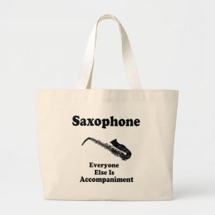 Grand Tote Bag Cadeau de saxophone