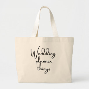 Grand Tote Bag Cadeau pour Organisatrice de Mariage,Sac pour Orga