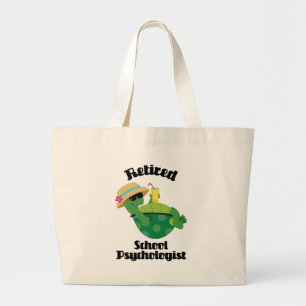 Grand Tote Bag Cadeau retiré de psychologue d'école