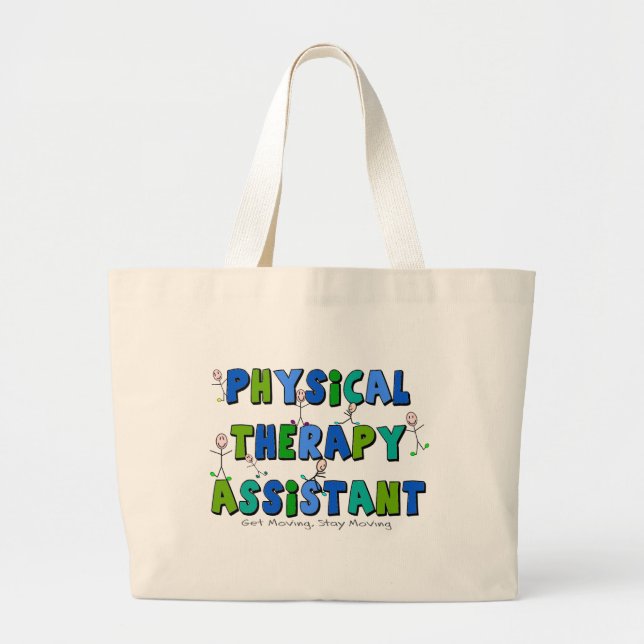 Grand Tote Bag Cadeaux d'assistant de physiothérapie (Devant)