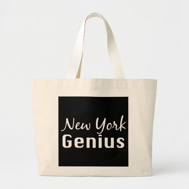 Grand Tote Bag Cadeaux de génie de New York (Devant)