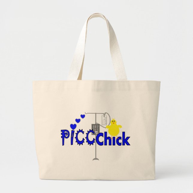 Grand Tote Bag Cadeaux de POUSSIN de PICC (LIGNE INFIRMIÈRE de (Devant)