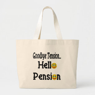 Grand Tote Bag Cadeaux de retraite et T-shirts de retraite