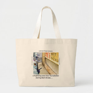 Grand Tote Bag Cadeaux drôles de la mafia du poisson de Rick Lond