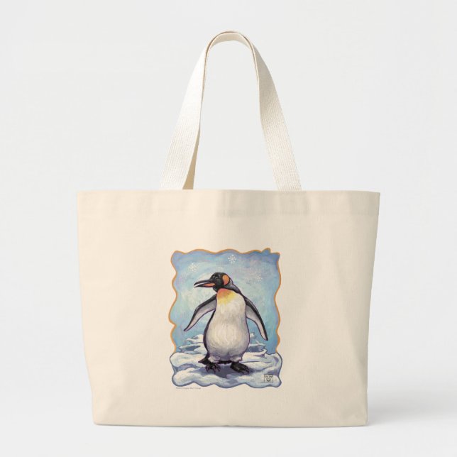 Grand Tote Bag Cadeaux et accessoires de pingouin (Devant)
