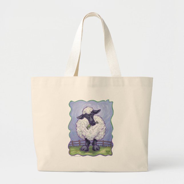 Grand Tote Bag Cadeaux et accessoires pour moutons (Devant)