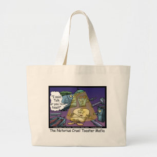 Grand Tote Bag Cadeaux et T-shirts de dessin animé drôle et décal