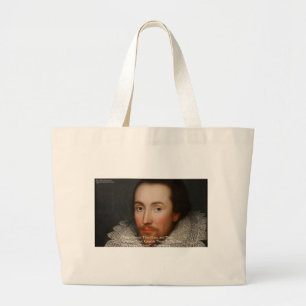 Grand Tote Bag Cadeaux et T-shirts de sagesse de Shakespeare "Ami