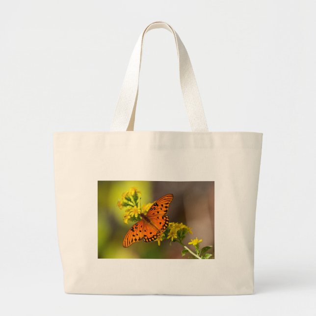 Grand Tote Bag Cadeaux et vêtements de papillon fritillaire du Go (Devant)