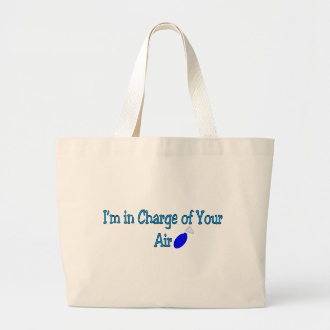 Grand Tote Bag Cadeaux respiratoires de thérapie "responsable de (Devant)