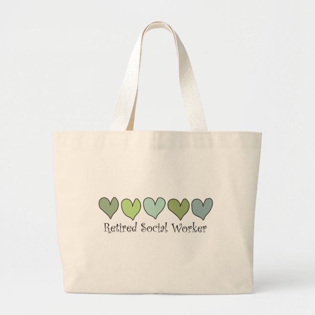 Grand Tote Bag Cadeaux retirés d'assistant social (Devant)