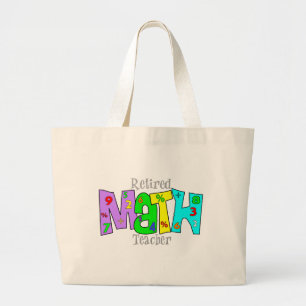 Grand Tote Bag Cadeaux retirés de professeur de maths