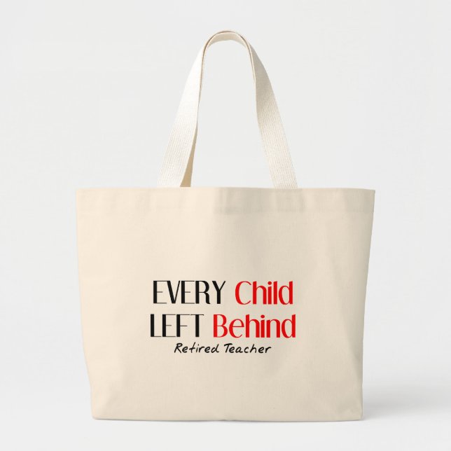 Grand Tote Bag Cadeaux retirés hilares de professeur (Devant)
