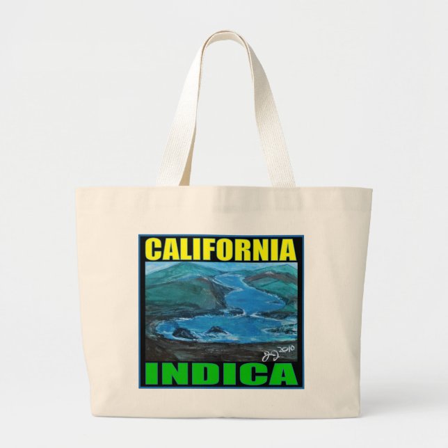 GRAND TOTE BAG CALIFORNIE INDIQUE (Devant)