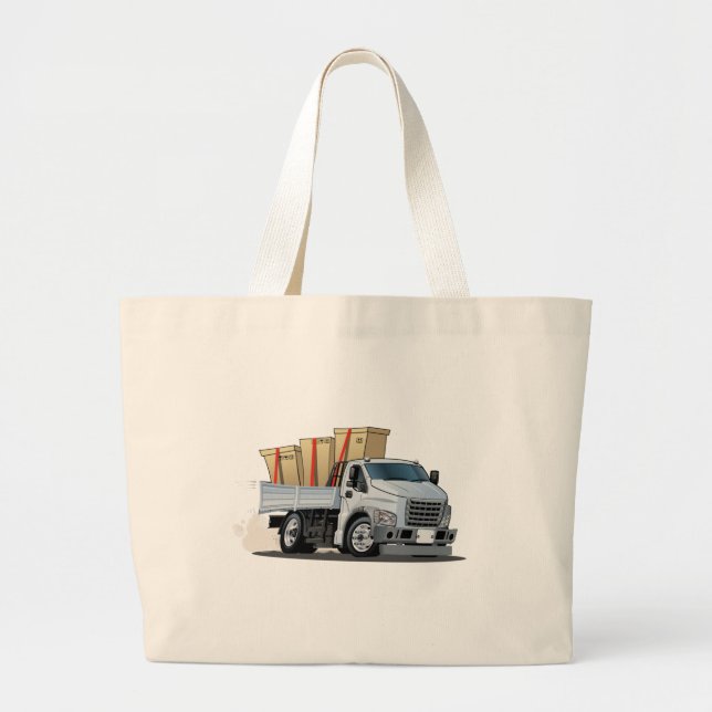 Grand Tote Bag Camion de dessin (Devant)
