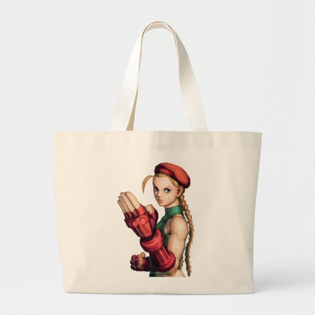 Grand Tote Bag Cammy avec la main (Devant)