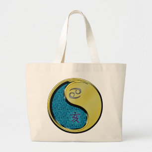 Grand Tote Bag Cancer & Boar métallique