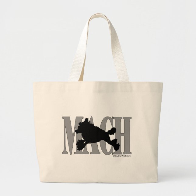 Grand Tote Bag Caniche de MACH (Devant)