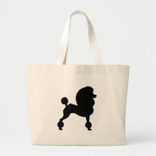 Grand Tote Bag Caniche standard coupé