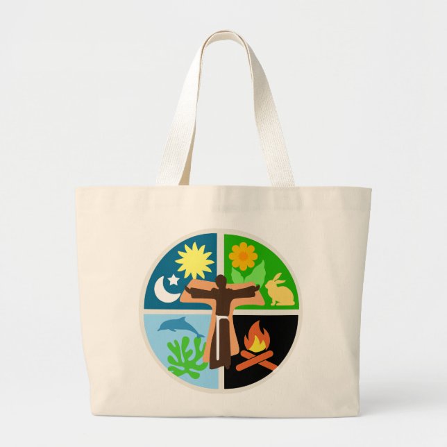 Grand Tote Bag Canticle of Creation Cotton Tote (Devant)