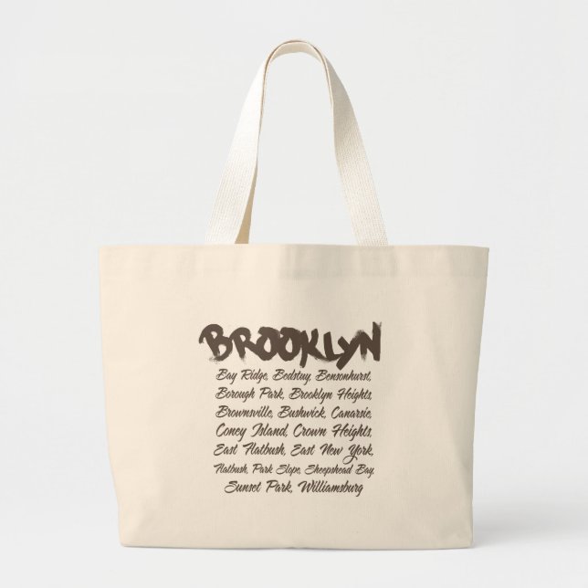 Grand Tote Bag Capots de Brooklyn (Devant)