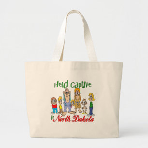 Grand Tote Bag Captif tenu dans le Dakota du Nord