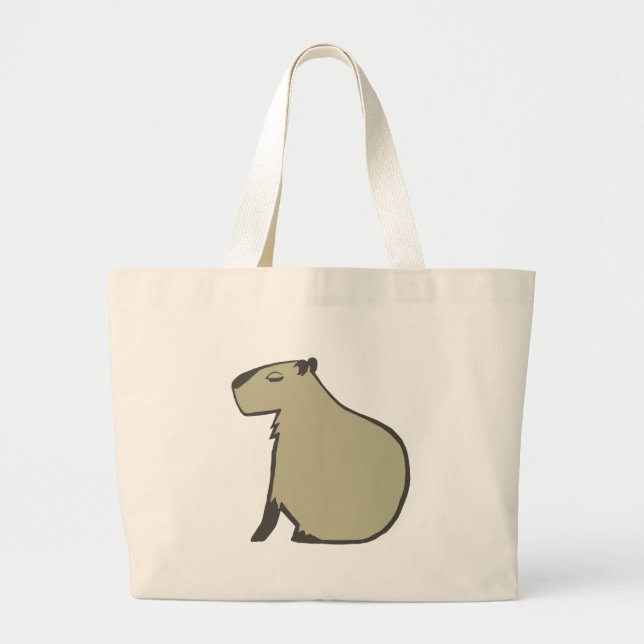 Grand Tote Bag capybara (Devant)