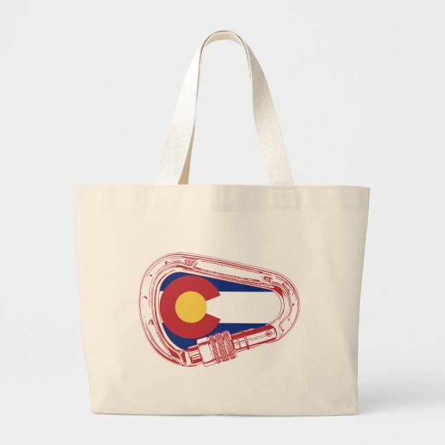 Grand Tote Bag Carabiner Escalade du Colorado (Devant)