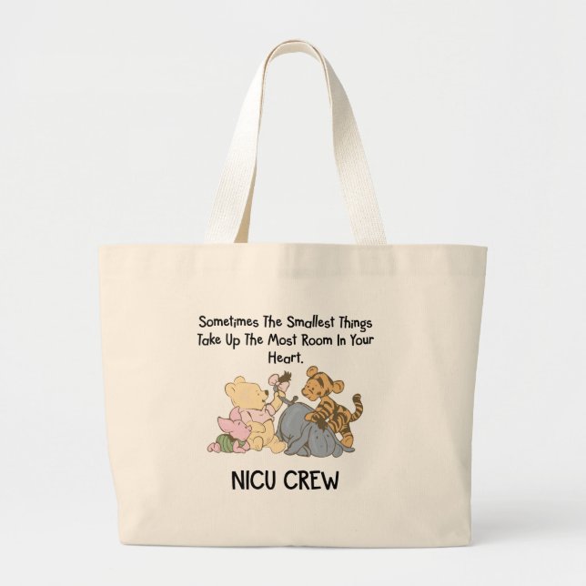 Grand Tote Bag Caractères NICU Pooh Fourre-tout (Devant)
