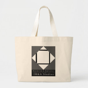 Grand Tote Bag Carré Lozengs Réplication minimaliste Jumbo Fourre