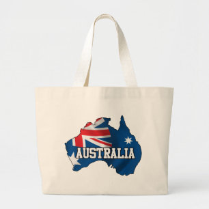 Grand Tote Bag Carte de l'Australie