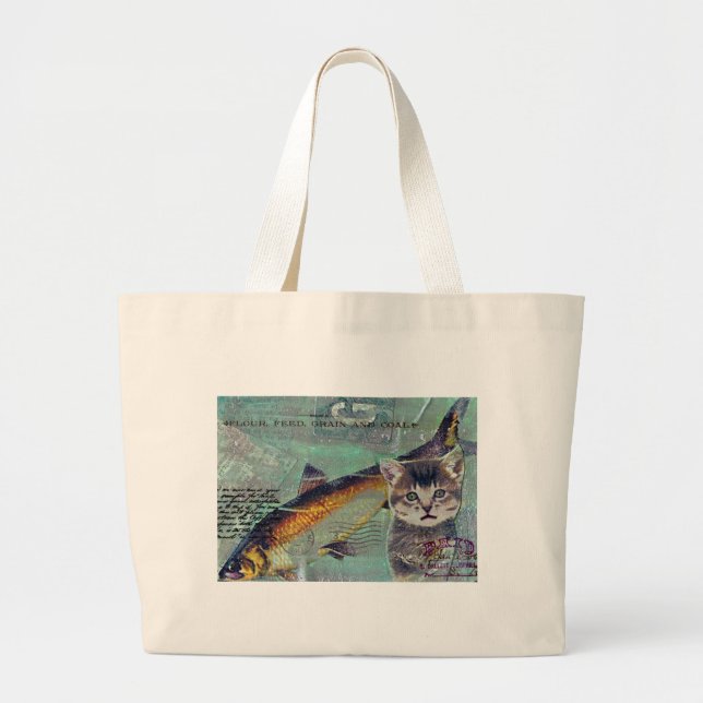 Grand Tote Bag Catfishing (Devant)