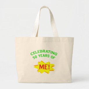 Grand Tote Bag Célébration De 50 Ans De Moi
