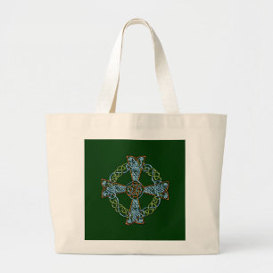 Grand Tote Bag Celtic Cross Irish Art History Collection