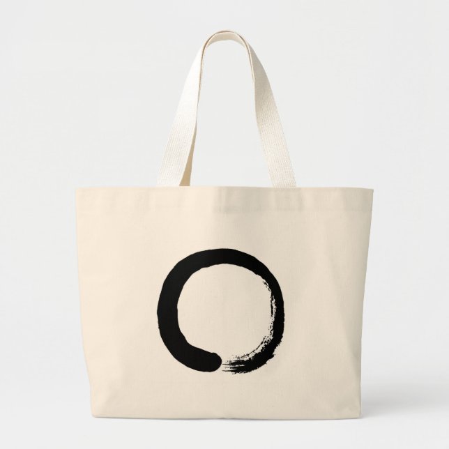 Grand Tote Bag Cercle de zen (Devant)