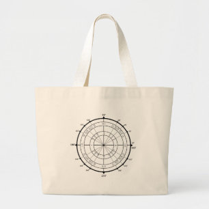 Grand Tote Bag Cercle d'unité de geek de maths