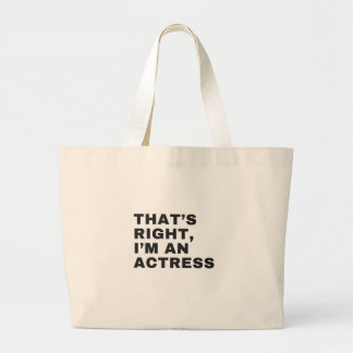 GRAND TOTE BAG C'EST BIEN, JE SUIS UNE ACTRICE