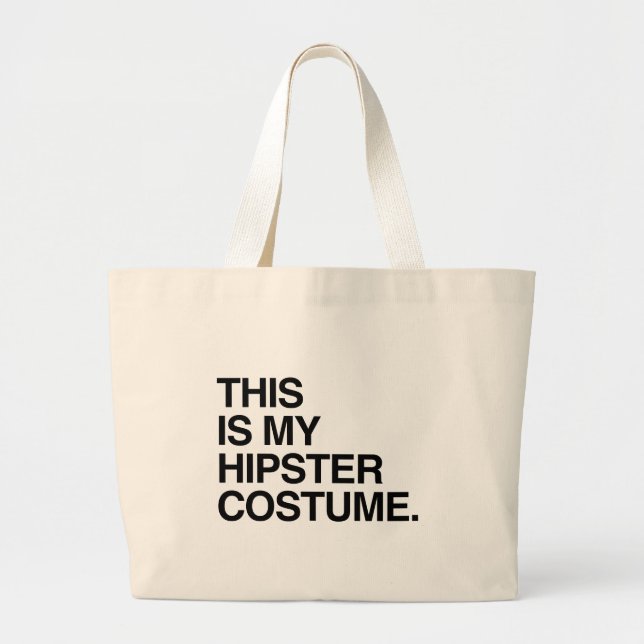 GRAND TOTE BAG C'EST MON COSTUME DE HIPPIE (Devant)