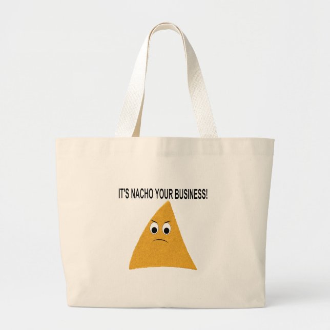Grand Tote Bag C'est Nacho Your Business (Devant)