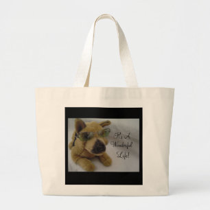 Grand Tote Bag C'est une vie merveilleuse !