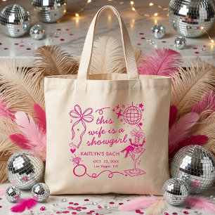 Grand Tote Bag Cette épouse est une fête de bachelorette de showg