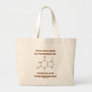 Grand Tote Bag Cette machine est actionnée par le chocolat (la