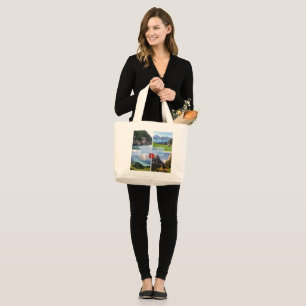 Grand Tote Bag CH Suisse - Interlaken - Lac Thun - Thunerse