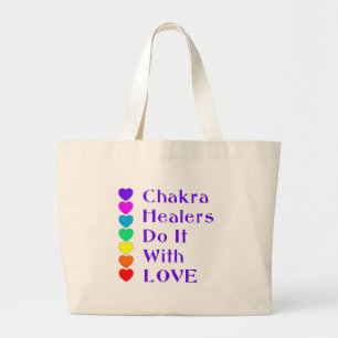 Grand Tote Bag Chakra Healers le font avec amour