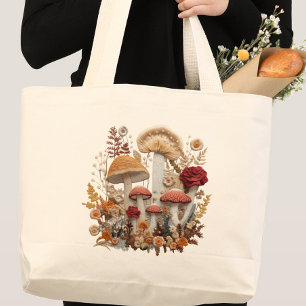 Grand Tote Bag Champignon Cottagecore