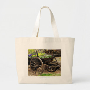 Grand Tote Bag Chariot de Fleurs