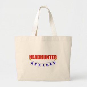 GRAND TOTE BAG CHASSEUR DE TÊTES RETRAITÉ