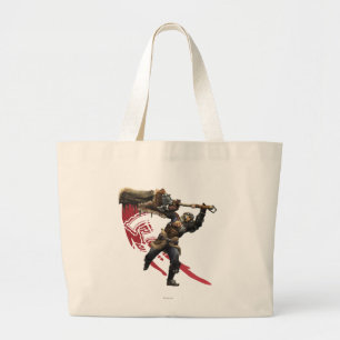 Grand Tote Bag Chasseur masculin avec la grande armure d'épée e